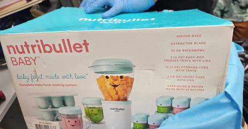 NutriBullet Baby Electric Blender w/ Freezer Tray & Recipes