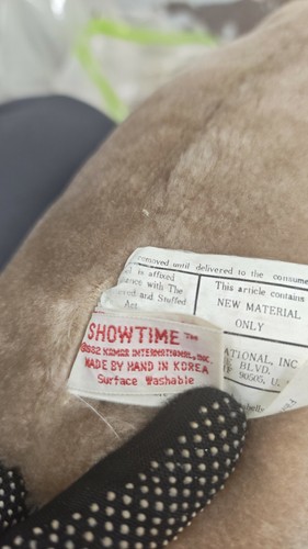 Vintage 1982 E.T. Extra Terrestrial Plush Showtime Kamar Korea - photo 4