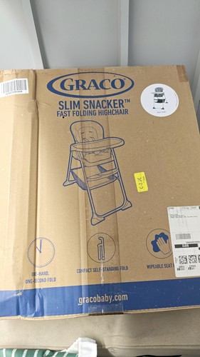 Graco 1927570 Slim Snacker High Chair - Gray