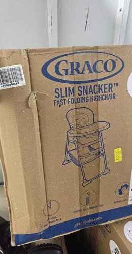 Graco 1927570 Slim Snacker High Chair - Gray - photo 3