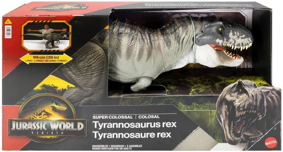 Jurassic World Rebirth Super Colossal T-Rex 39" Action Figure - photo 2