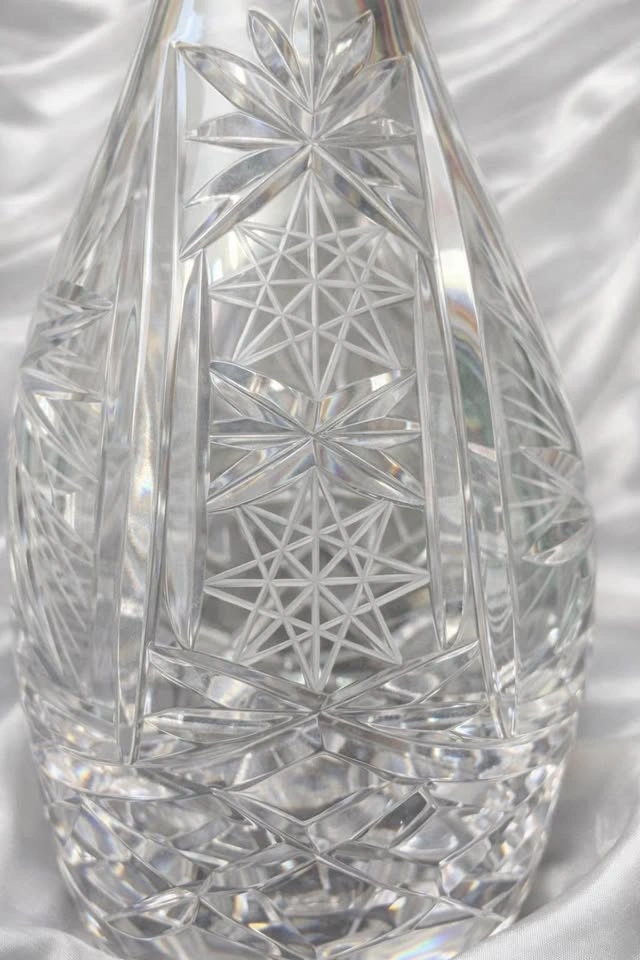 Vintage Cut Crystal Wine Decanter - photo 4