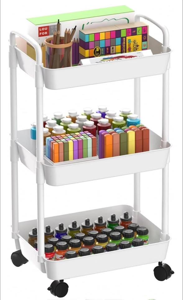 3-Tier Rolling Cart with Wheels - photo 2