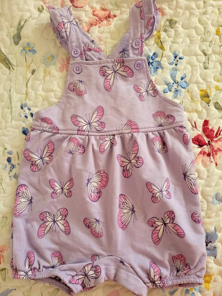 Pekkle Butterfly Print Romper Size 18M