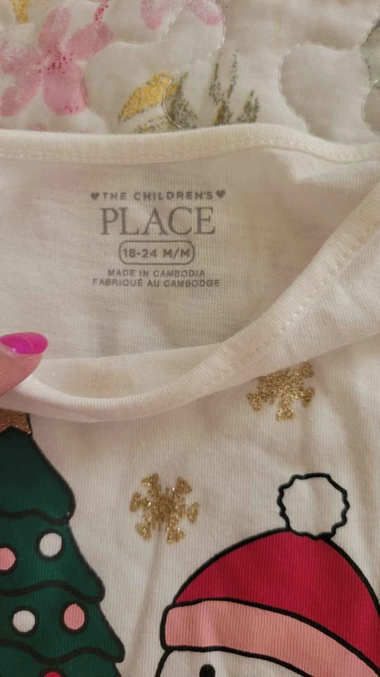 NEW Children's Place 18-24M Snowman Christmas Top - photo 2
