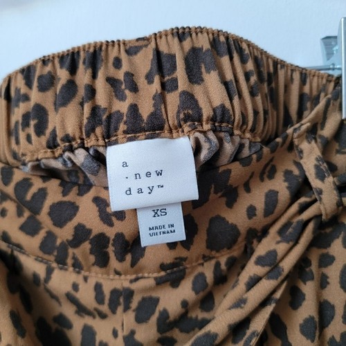 A NEW DAY Belted Leopard High Waisted Size XS - photo 3
