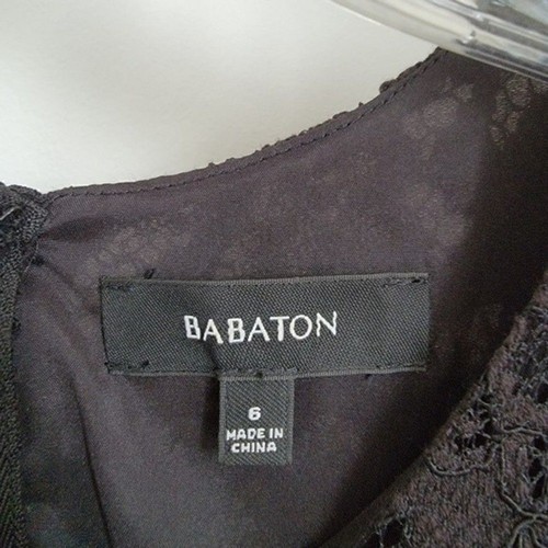 ARITZIA Babaton Black Lace Dress LBD Size 6 - photo 5