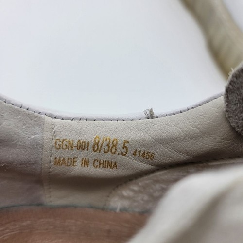 42 GOLD Glee White Sneakers Womens Size 8 Medium - photo 4