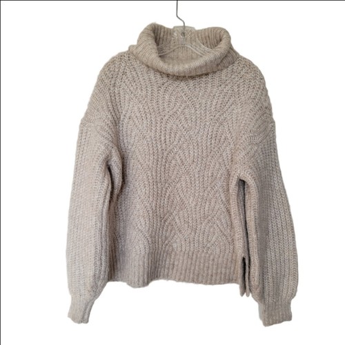 A NEW DAY Beige Cowl Neck Sweater