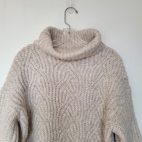 A NEW DAY Beige Cowl Neck Sweater - photo 2