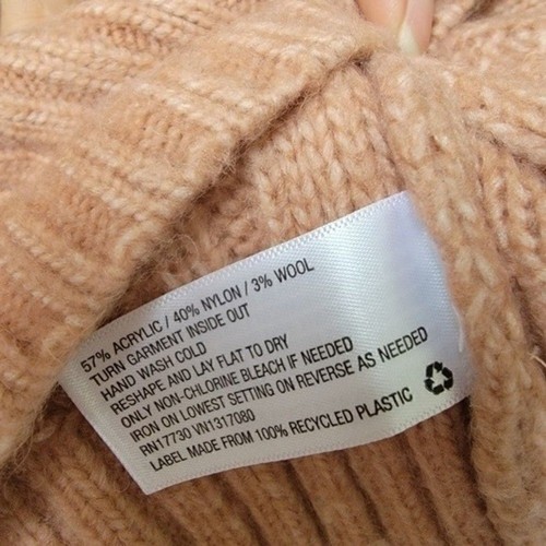 A New Day Cable Knit Embellished Crew Neck Sweater Coral Pink - photo 5