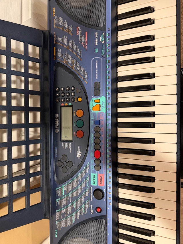 Yamaha PSR-248 Keyboard with Stand and Stool - photo 5