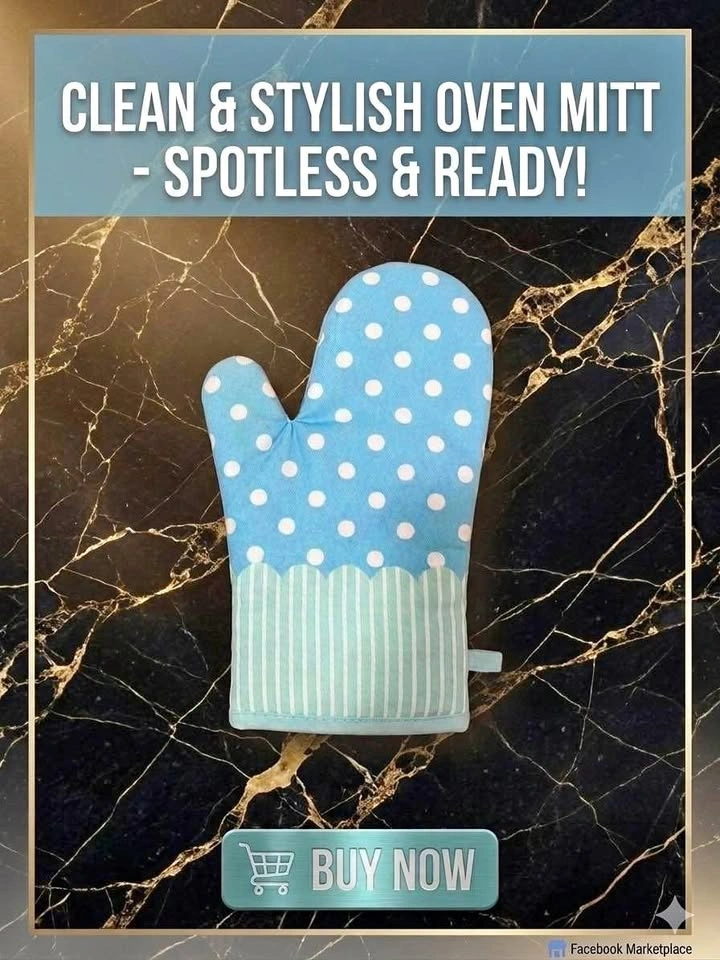 Clean & Stylish Oven Mitt