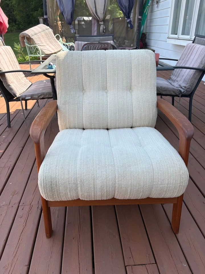 Mid-Century Modern Sofa and Chair Set - photo 2