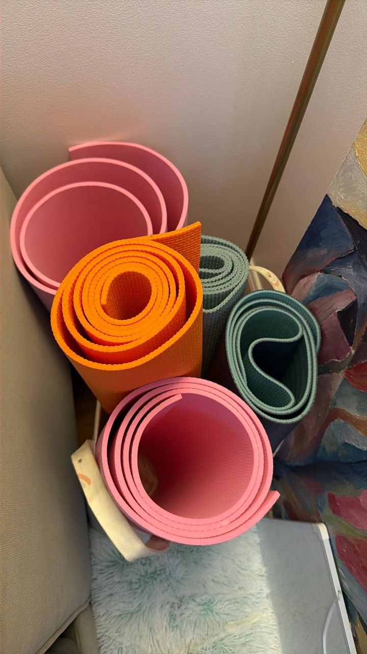 Assorted and Colorful Yoga Mats