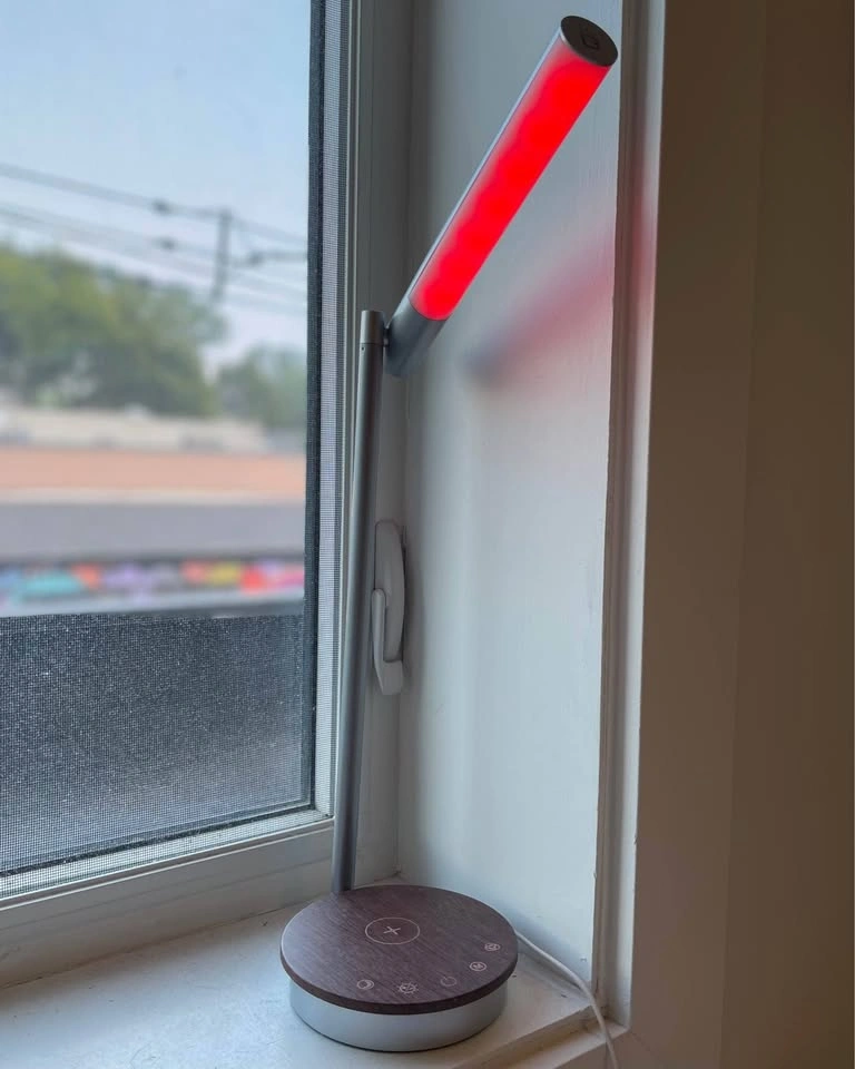 Modern LED Desk Lamp with Wireless Charging Base - photo 2