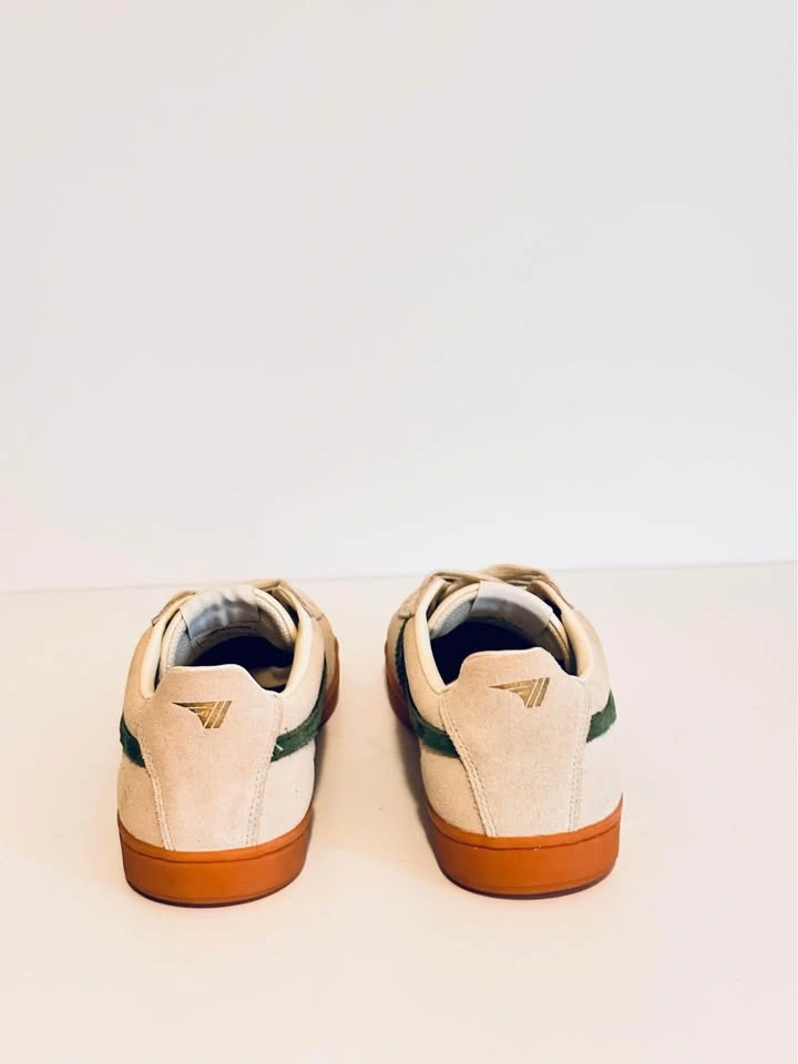 Gola Equipe Men's Tan/Green/Gold Gum Sneakers - Size 9 - photo 4