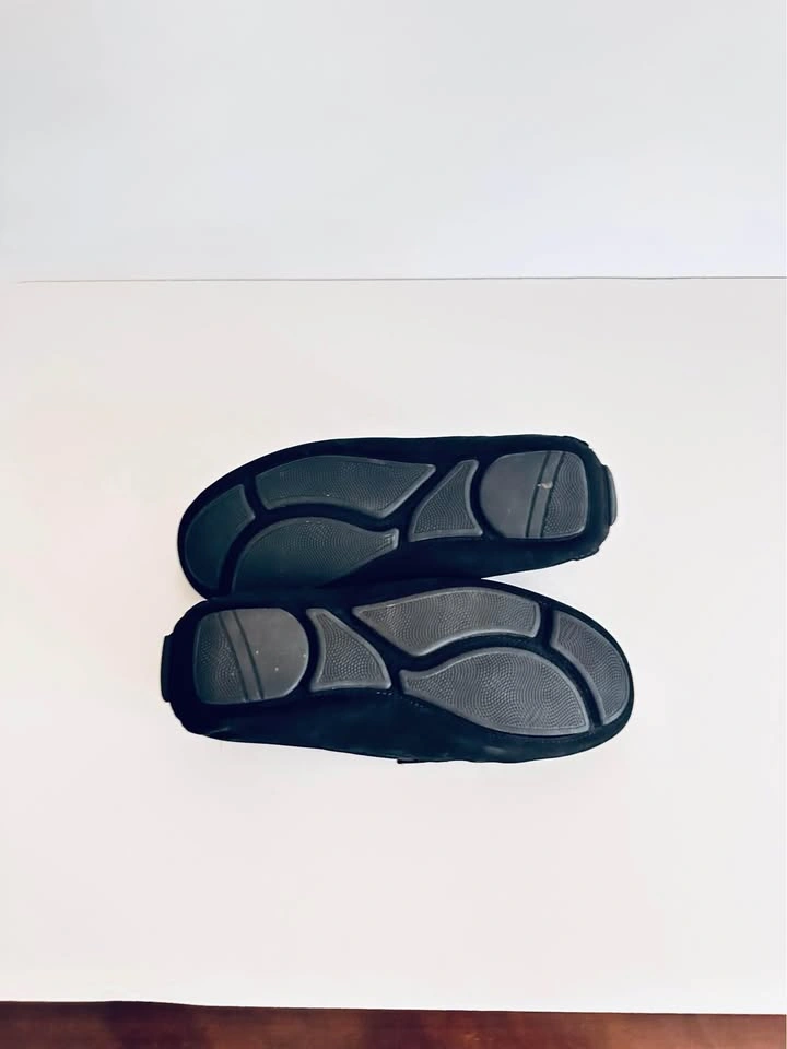 Massimo Matteo - Black Suede Penny Driver Loafers - photo 5
