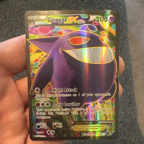 AI grade 9.3 - Pokemon Gengar EX 114/119 XY Phantom Forces