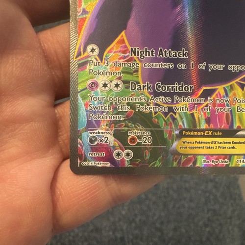 AI grade 9.3 - Pokemon Gengar EX 114/119 XY Phantom Forces - photo 4