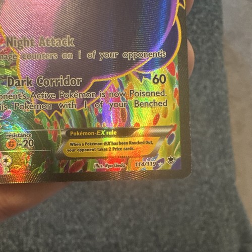 AI grade 9.3 - Pokemon Gengar EX 114/119 XY Phantom Forces - photo 5