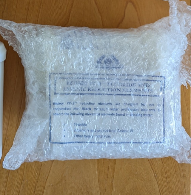 4 NEW Sealed PF-2 Berkey Fluoride and Arsenic filters