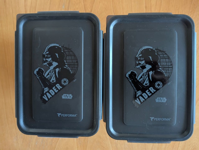 Star Wars Darth Vader 24 oz. Meal Prep Snap Lid Containers