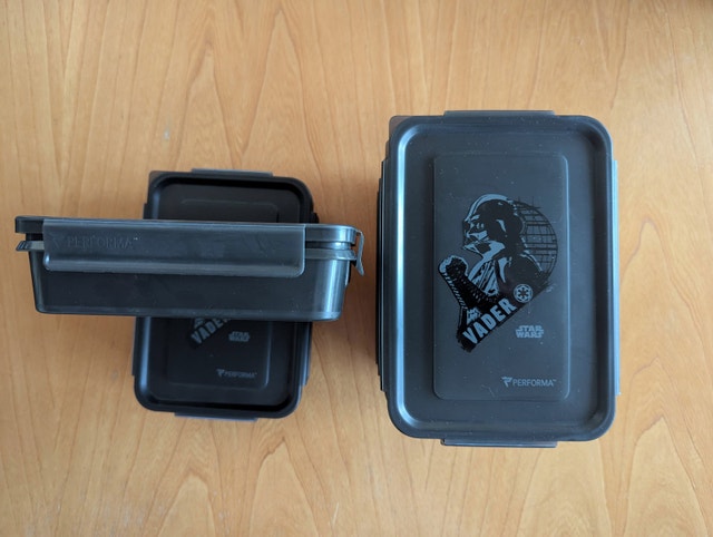 Star Wars Darth Vader 24 oz. Meal Prep Snap Lid Containers - photo 2