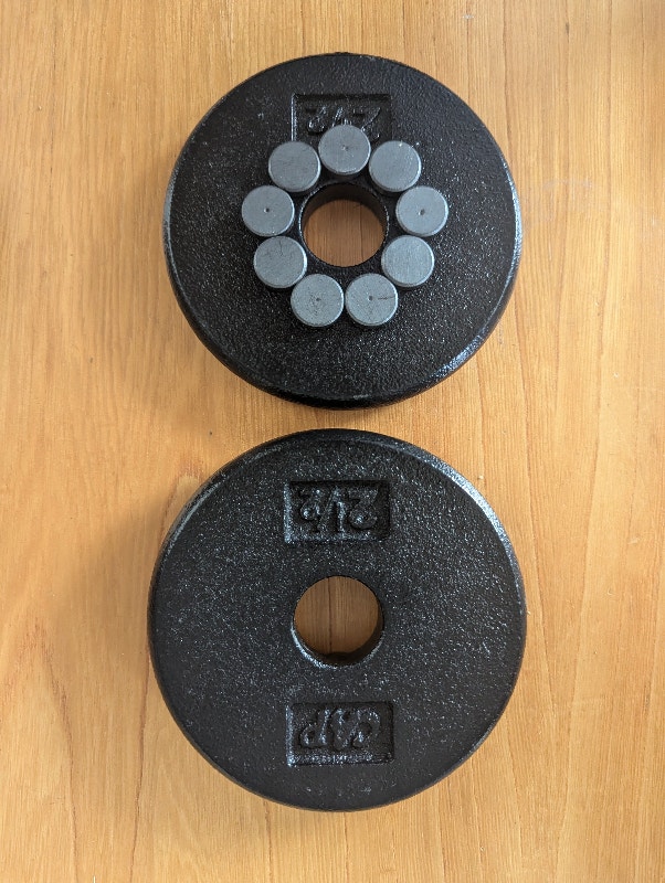 Magnetic Weights - Pairs of 1.25lb and 2.5lbs