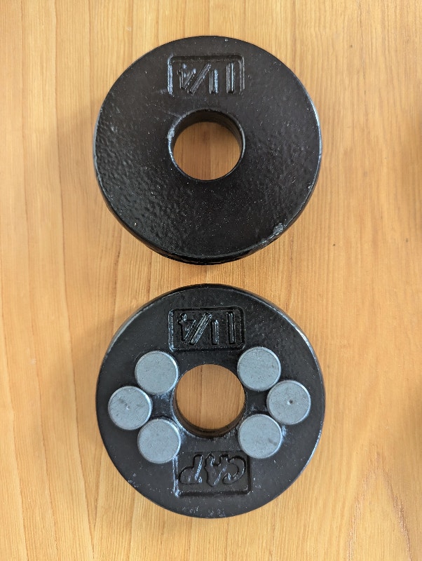 Magnetic Weights - Pairs of 1.25lb and 2.5lbs - photo 3
