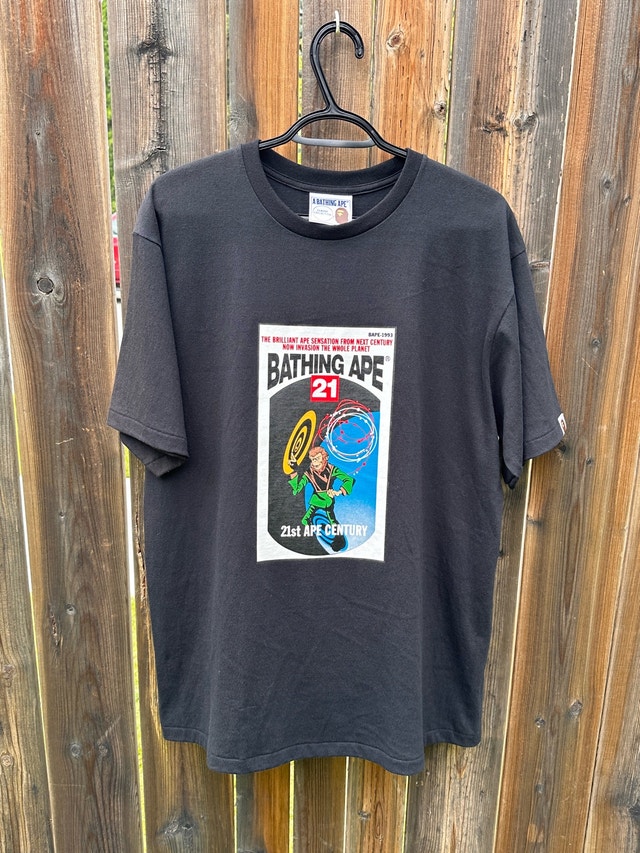 vintage bape T shirt size XL