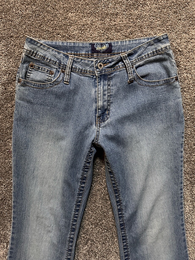 Y2K angles bootcut jeans size 10 - photo 4