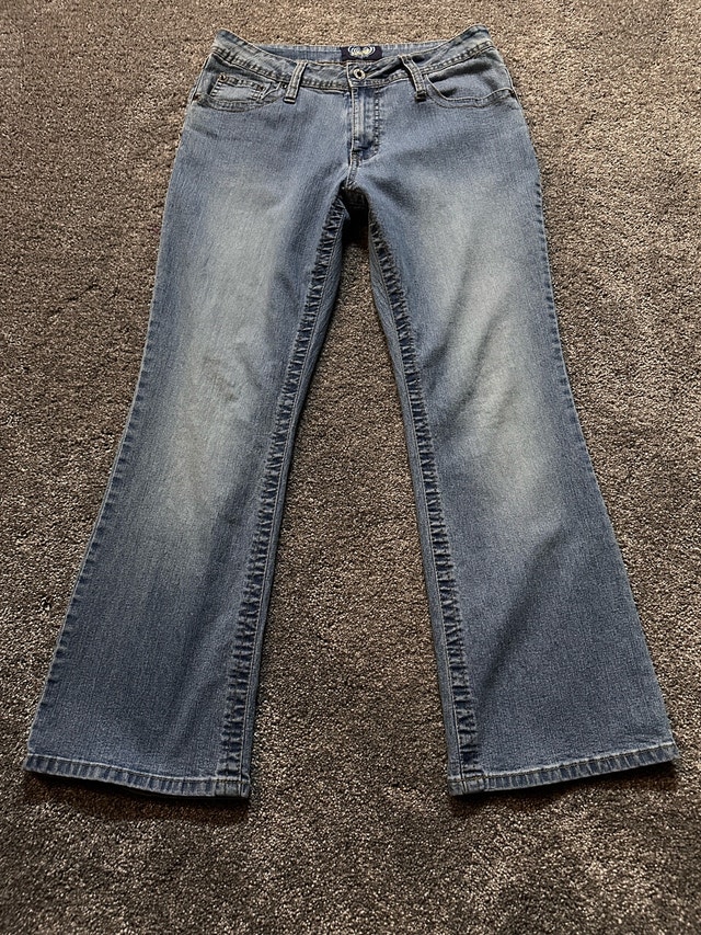 Y2K angles bootcut jeans size 10 - photo 5