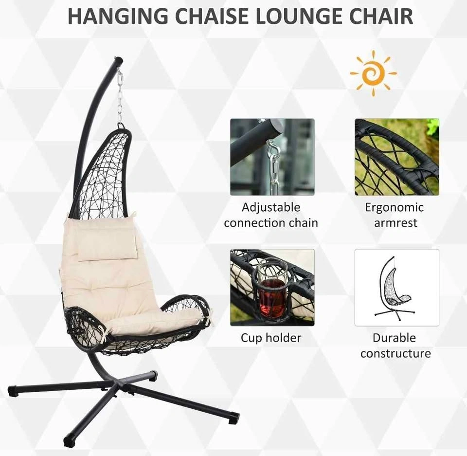 Brand new outdoor egg chair. In a box. Unassembled - photo 2