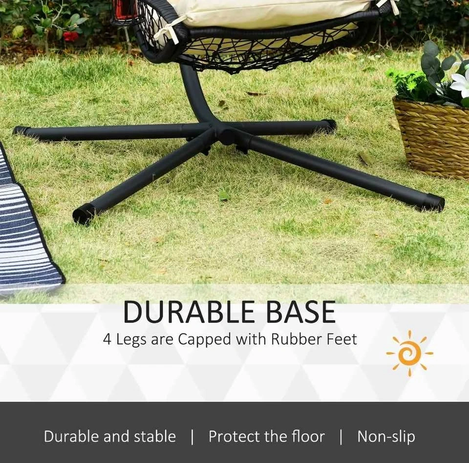 Brand new outdoor egg chair. In a box. Unassembled - photo 4