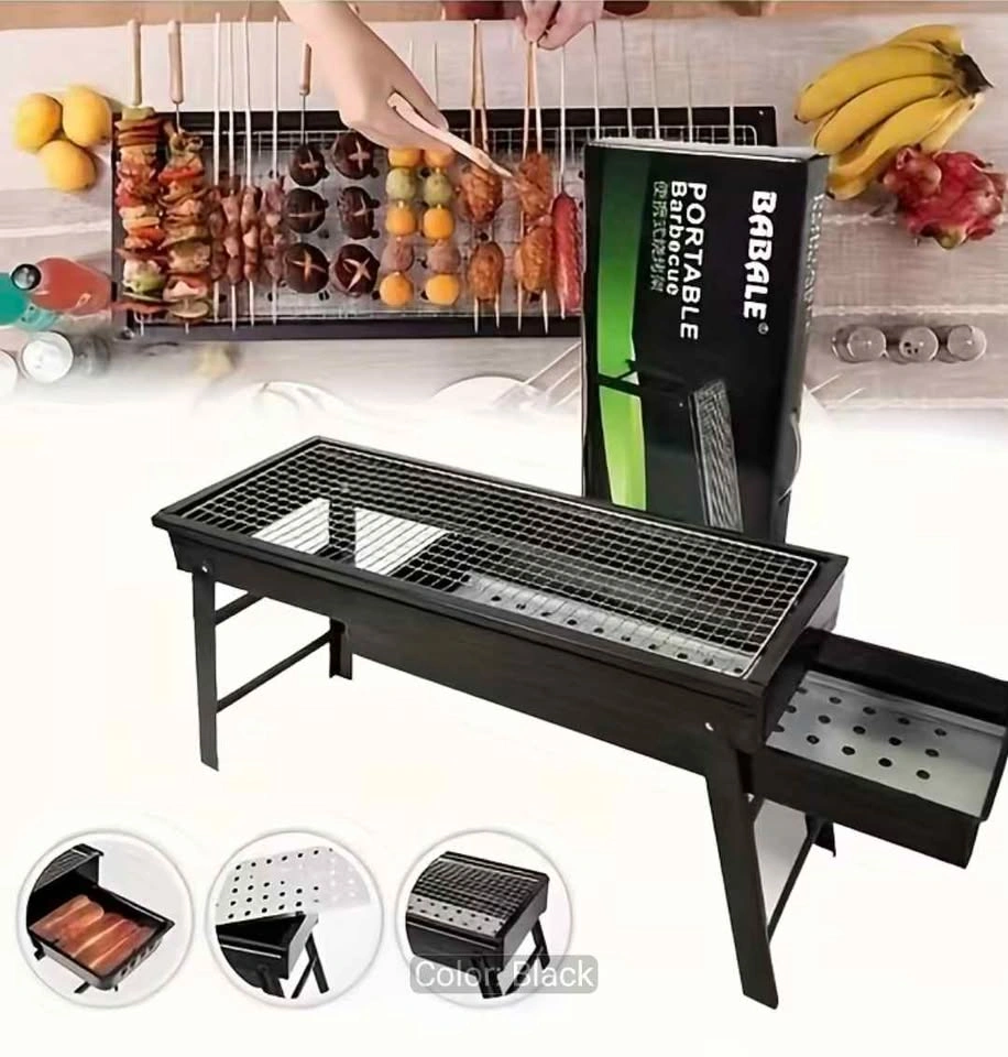 Brand New Heavy-Duty Portable Stainless Steel Charcoal Grill - photo 3