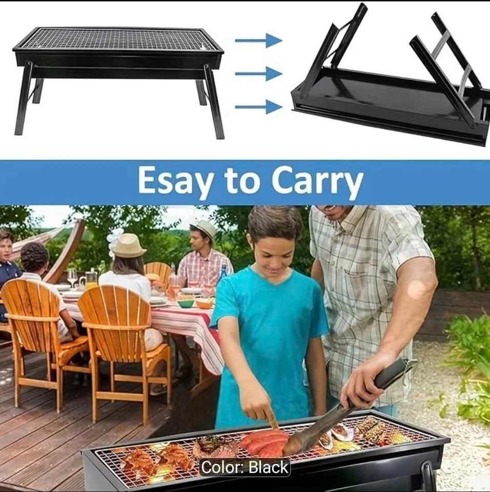 Brand New Heavy-Duty Portable Stainless Steel Charcoal Grill - photo 5