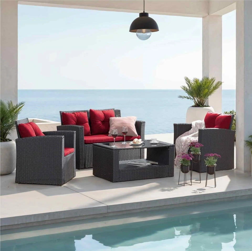 Brand new 4pc patio conversation set in box - photo 4
