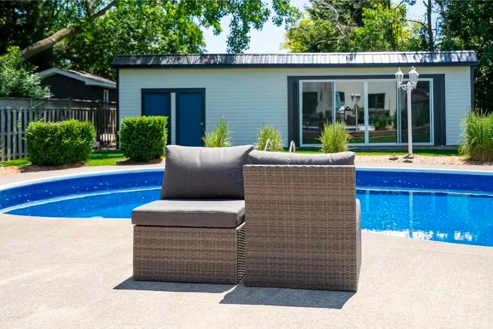 Brand New 6 Napa Wicker Outdoor Patio Armless Club Chairs - photo 3