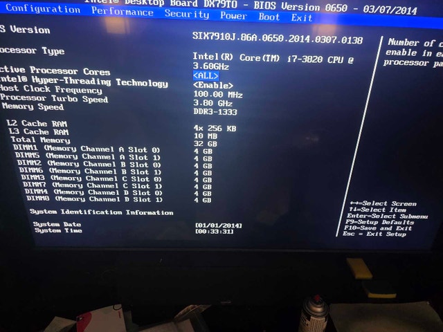 Intel DX79TO Motherboard with i7-3820 and 32GB RAM - photo 4