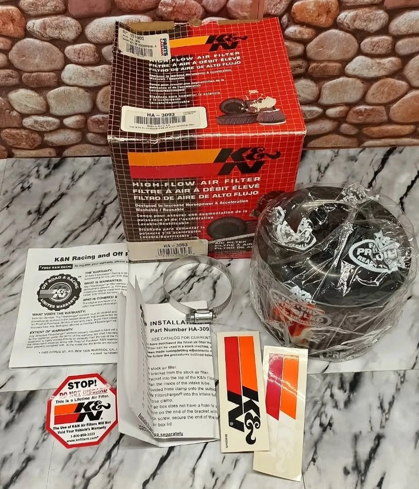 NEW K&N HA-3093 HIGH FLOW AIR FILTER