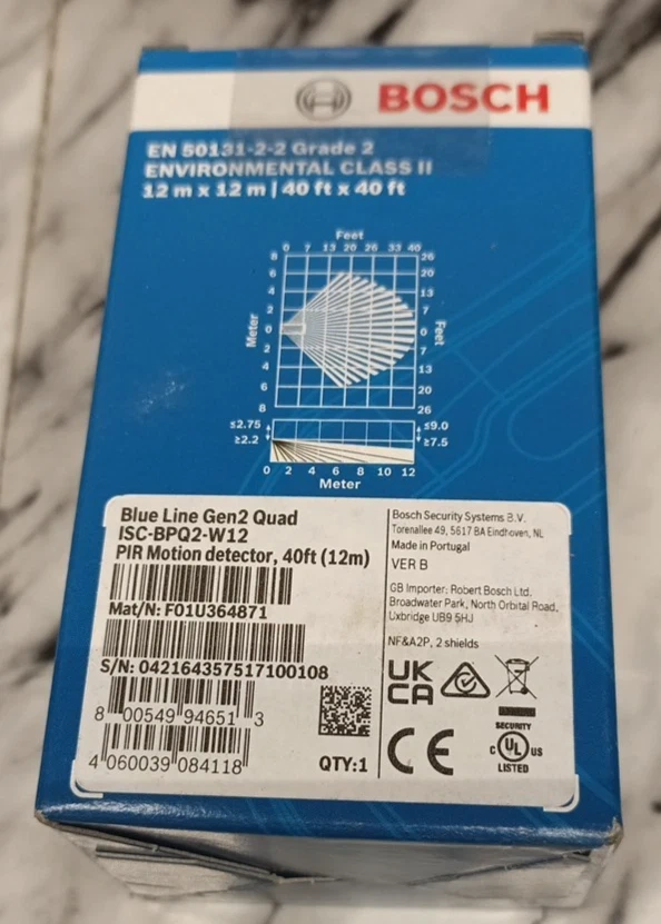 Bosch ISC-BPQ2-W12 Blue Line Gen 2 Quad PIR Motion Detector - photo 2