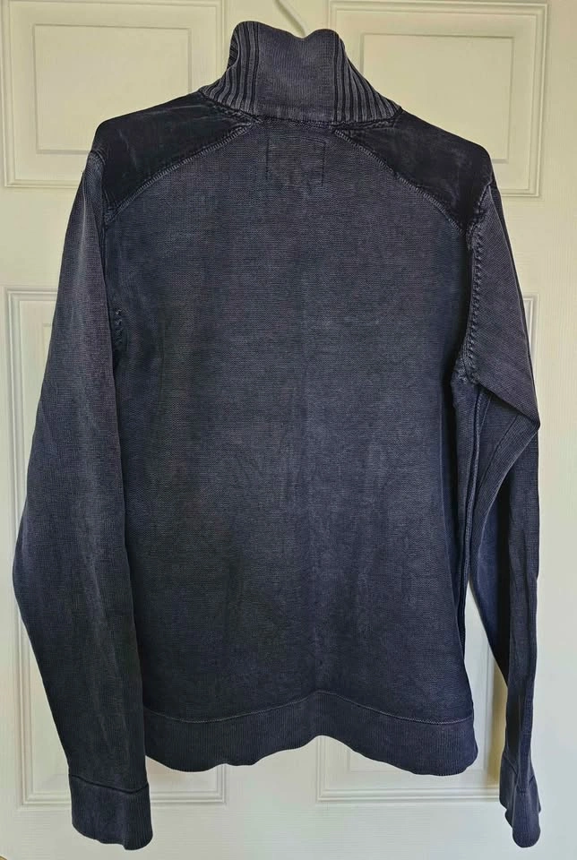 Weatherproof Vintage Men's Mock Neck Zip & Button Sweater - M - photo 2