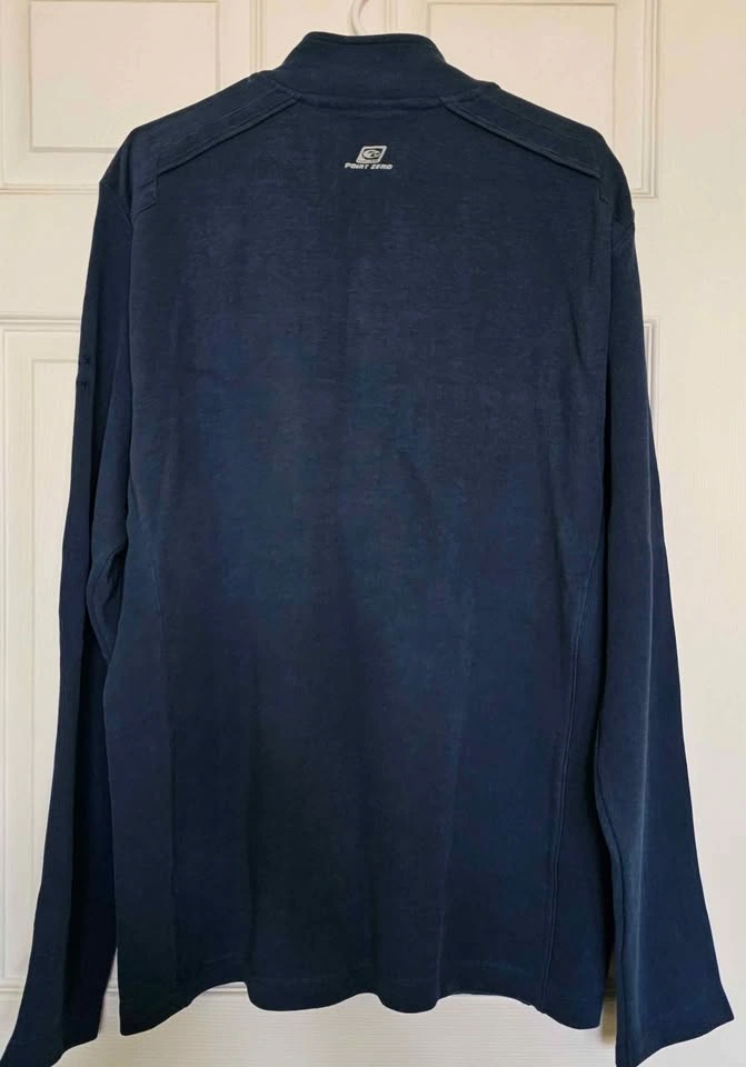 Brand New Point Zero Gold Edition Men's 1/4 Zip Pullover - L - photo 2