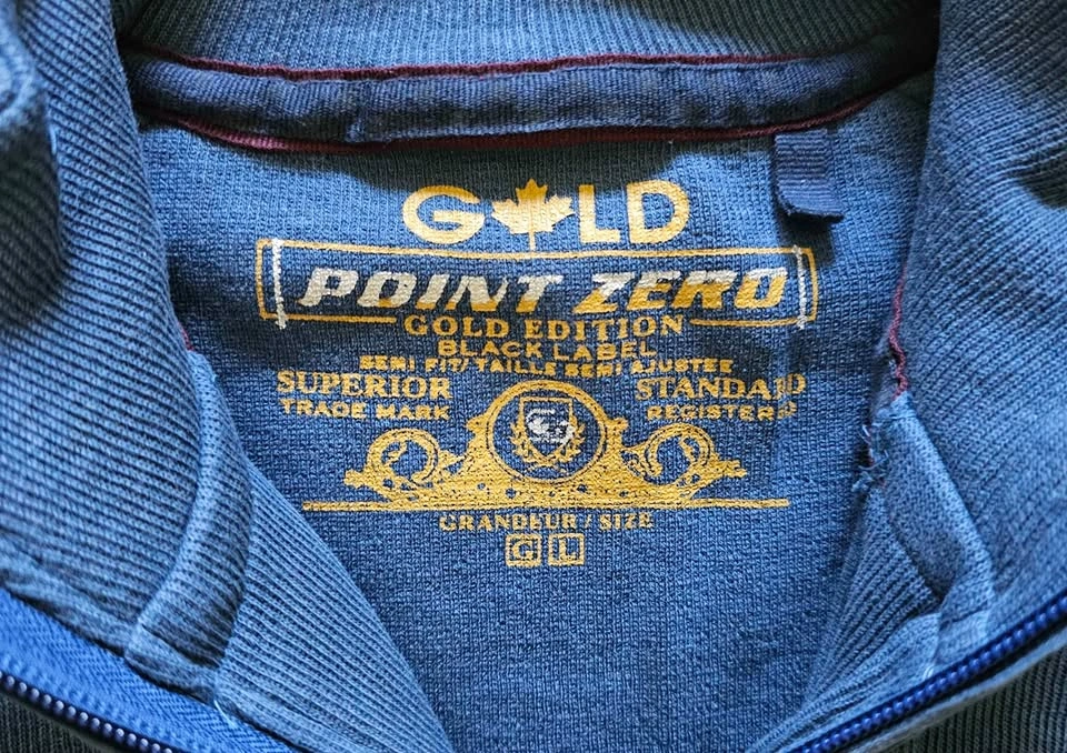 Brand New Point Zero Gold Edition Men's 1/4 Zip Pullover - L - photo 3