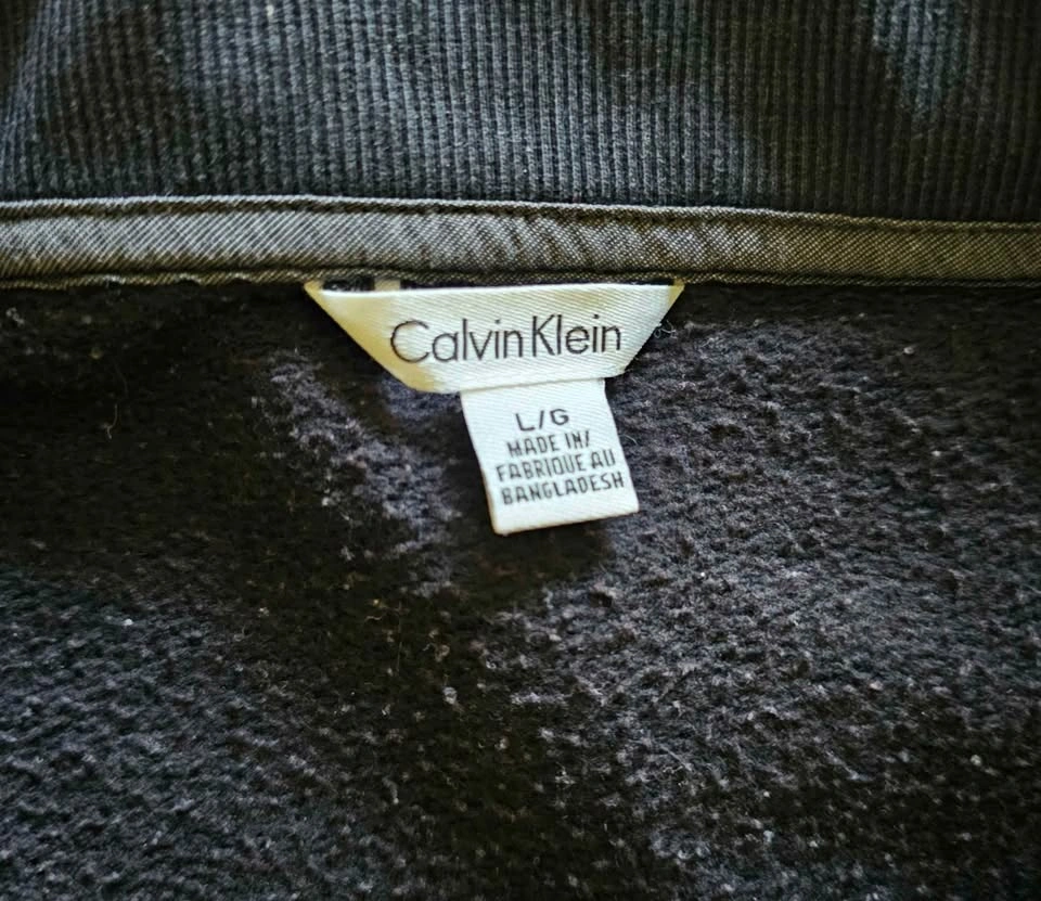 Calvin Klein Men's 1/4 Zip Cotton-Blend Fleece Pullover - Size L - photo 2