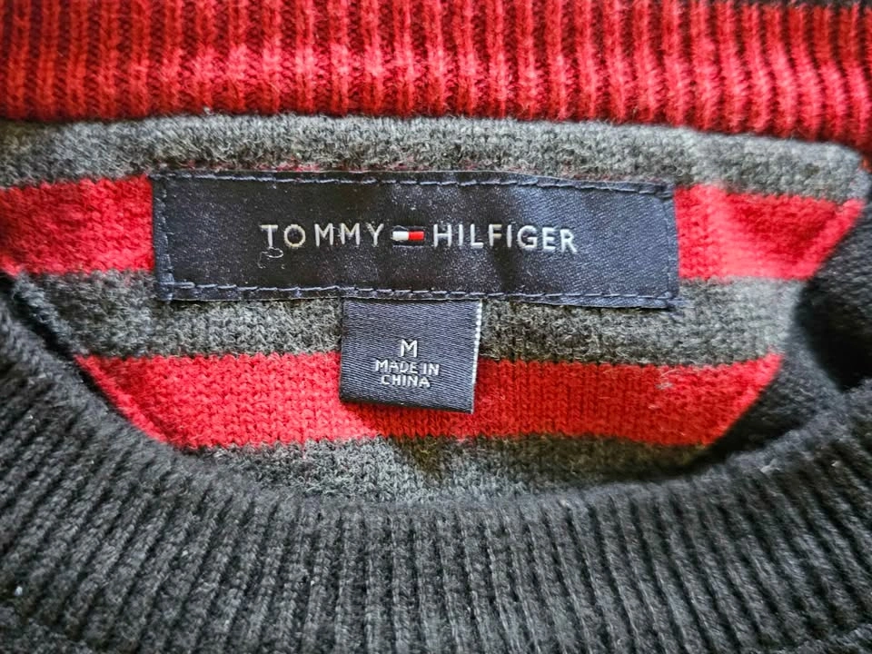 Tommy Hilfiger Men's 100% Cotton Knit Crewneck Sweater - Size M - photo 2