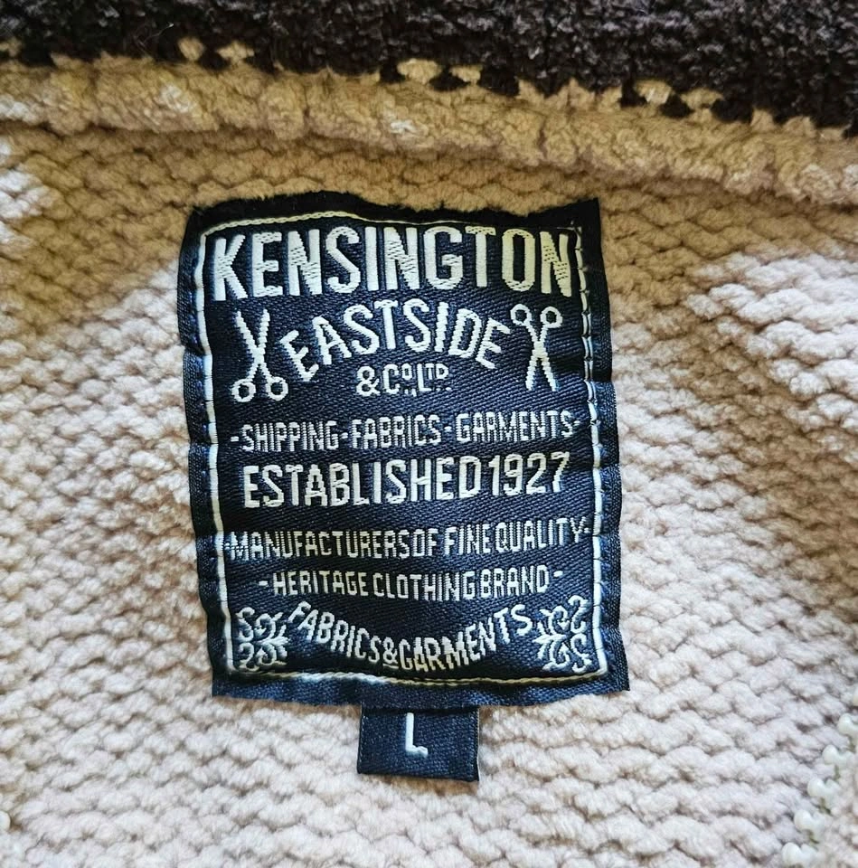 Kensington Eastside Men's 1/4 Zip Textured Knit Sweater - Size L - photo 2