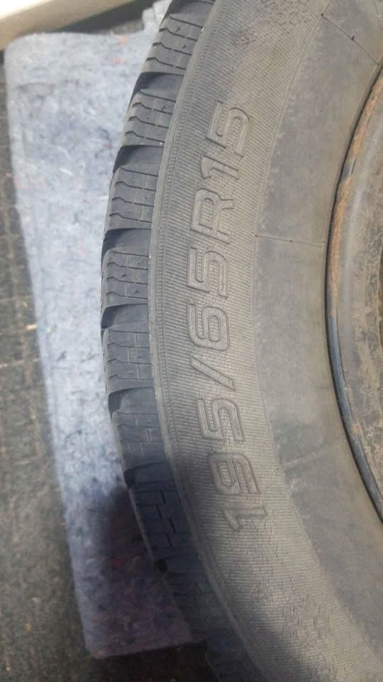 Winter tires with Steel rims R15