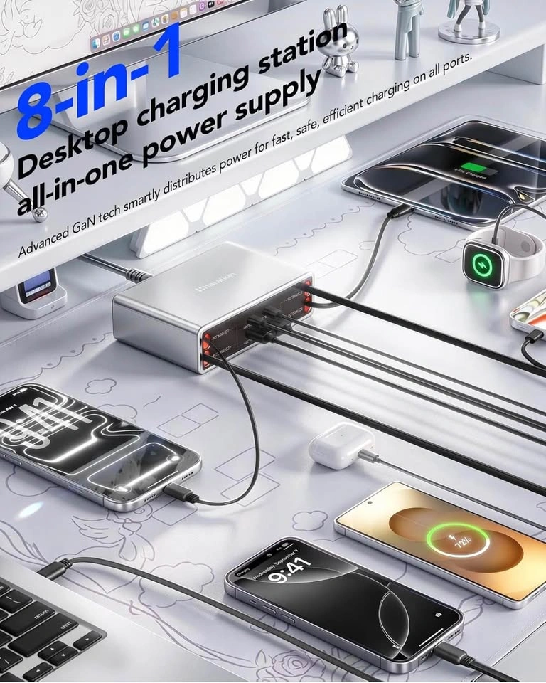 8-in-1 Charging Station for Multiple Devices - photo 3